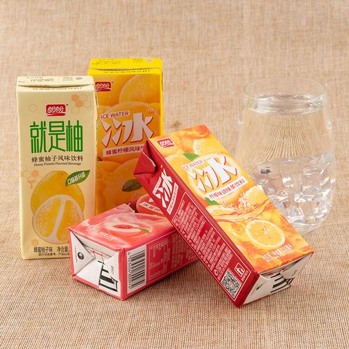 盼盼冰红茶饮料250ml24盒饮料整箱柠檬味水蜜桃蜂蜜柚子果汁饮品